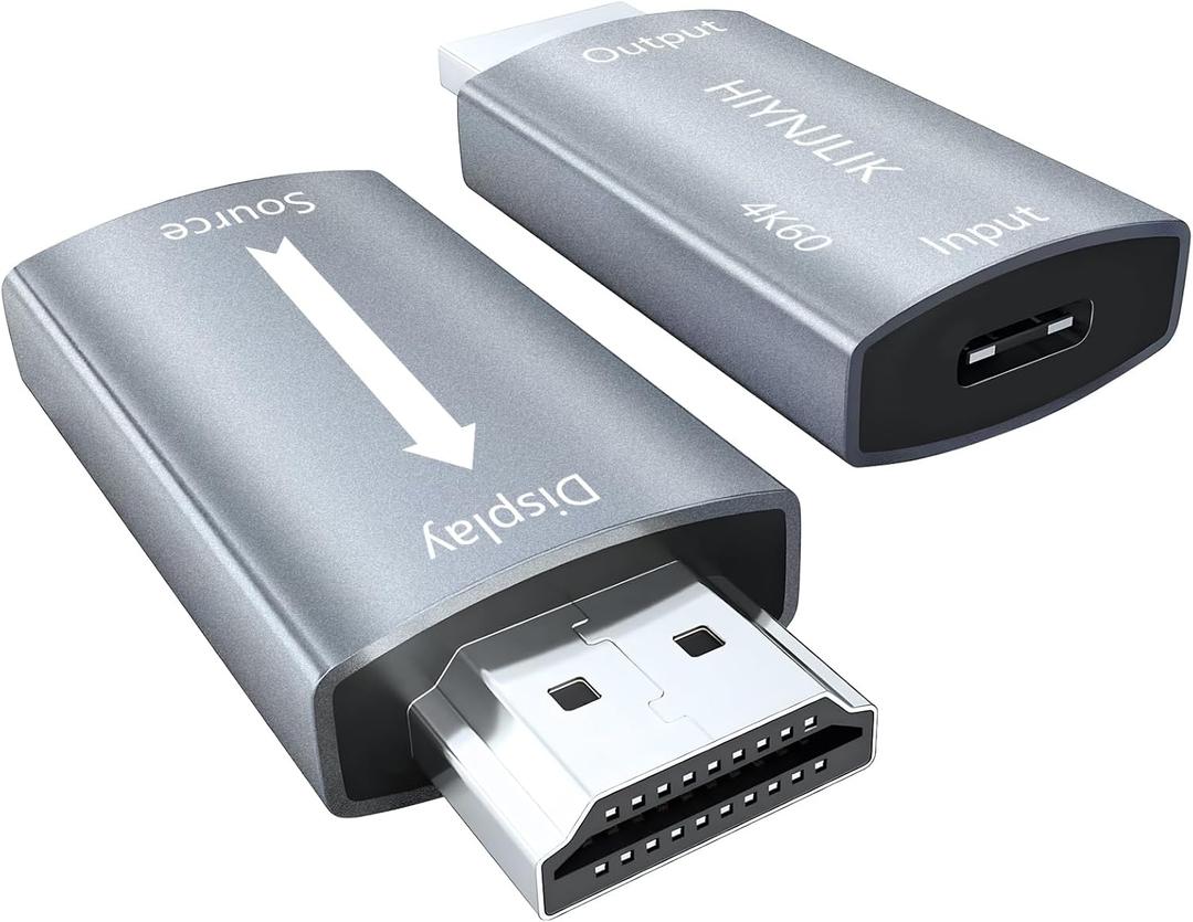Uni-Directional USB C Female to HDMI Male Adapter, (USB-A to HDMI not Supported), 4K60 Thunderbolt 3/4 to HDMI2.0 for MacBook Pro/Air, Surface, Galaxy S8 to S23, iPhone 15 Series - 1 Pack