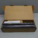 2 Pack Curtain Rods for Windows 48 to 84 Inch(4-7ft), 1 Inch Black Adjustable Heavy Duty Curtain Rod Set, Outdoor Long Drapery Rods for Patio Bedroom, Size 32"- 90"