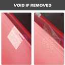 320pcsTransparent Security Void Stickers Crystal Clear Tamper evident Label Sealing Sticker Package Seal Self Adhesive Blank Tamper Proof Labels Sticker(0.79x1.26inch)
