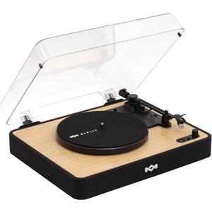 House of Marley Revolution Wireless Turntable - Bluetooth Record Player, 3-Speed Sustainably Made Vinyl Player, Easy Set Up Home Turntables for Vinyl Records with Dust Cover
