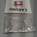 CADONO Placemats Set of 4 Washable Indoor/Outdoor Vinyl Place Mats for Dining Table Durable Non-Slip Heat Resistant PVC Weave Table Mats Beige