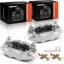 A-Premium Front 2PCS Disc Brake Caliper Assembly Without Bracket Compatible with Chevrolet Silverado 1500 2019-2020 & GMC Sierra 1500 2019-2020