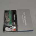 URPiRE [Upgrade 2-Way Rotary] Electric Engraving Pen with 37 Bits, Cordless Engraver Pen USB Rechargeable, Portable DIY Rotary Engraver Machine for Jewelry Wood Glass Stone Carving (Silver)