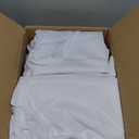 sancua 90 Inch Round Tablecloth White, 8 Pack - Circle Polyester Fabric Table Cloth for Wedding Party Reception Banquet Birthday, Washable Formal Table Cover (Fit 30-72 Inch Tables)