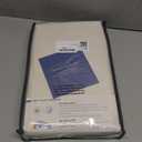 100% Blackout Shield Linen Blackout Curtains for Bedroom 84 Inches Long, Back Tab/Rod Pocket Living Room Drapes, Thermal Insulated Blackout Curtains 2 Panels Set, 50" W x 84" L, Cream