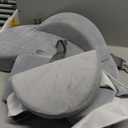 Momcozy CozyPro Nursing Pillow - All Around Lumbar & Arm Support - Safety Guard, Firm & Springy Memory Foam-Stable, Ergonomic Support, Easier Breastfeeding, Wider Cushion, Adjustable, Removable Cover