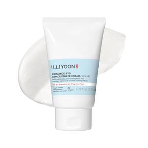 Illiyoon Ceramide Ato Concentrate Cream | Moisturizer for Dry & Sensitive Skin, 100hr Lasting Hydration, For Face & Body, Gentle for Infants, Moisture Barrier Repair, Vegan Certified, 6.76 fl.oz.