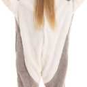SimZoo Kids Animal Onesie Pajamas, 3-11 Years Boy and Girls Koala Cosplay Costume Sleepwear, One-Piece Unisex Homewear