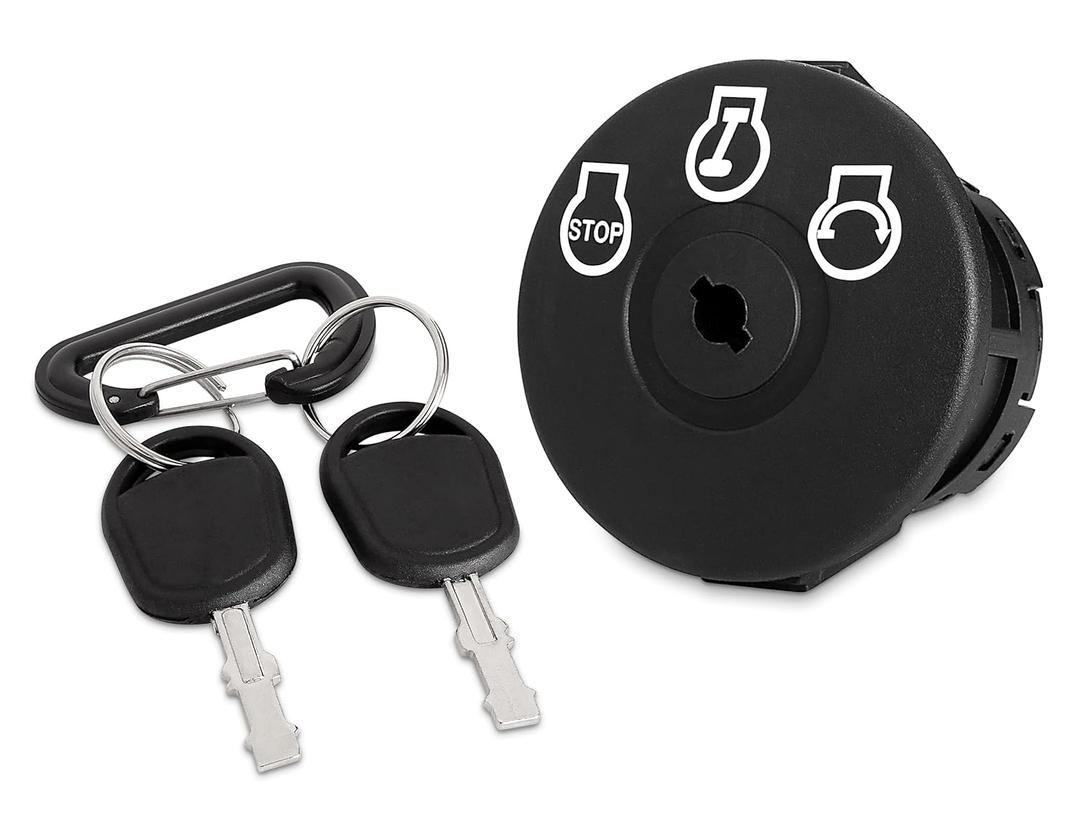 Ignition Switch 925-04228 Fit for Cub Cad et Mower - 3 Position Key Switch Compatible with Cad RZT-42 RZT-50 RZT-54 Riding Mower, Troy-Bilt Mustang XP 42 50 Zero Turn Mower, Compatible with 725-04228