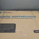 Rolling Dry Erase Board 48 x 36 - Large Portable Magnetic Whiteboard with Stand - Double Sided Easel Style Whiteboard with Wheels - Mobile Standing White Board for Office, Classroom & Home