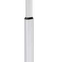 AboveTEK Anti-Theft iPad Floor Stand Kiosk, Height Adjustable Tablet Stand with Locking Enclosure, Heavy-Duty Floor Tablet Stand for 12.913" iPad Pro/Air & 12.4" Galaxy Tab S, Retail & POS Use