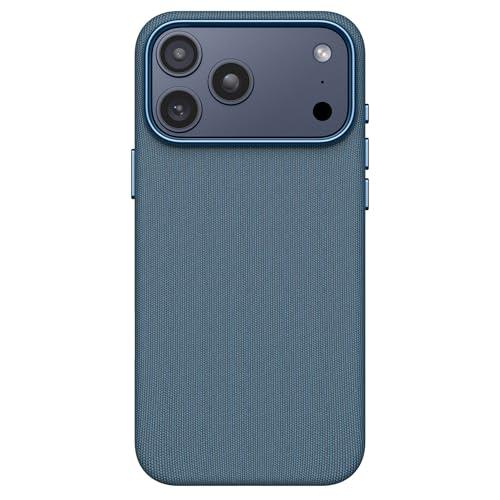 QuantumKoo for iPhone 17 Pro Max TechWoven Case with MagSafe 2025,17 Pro Max Phone Case Shockproof Anti-Slip TechWoven Premium Woven Fabric Cover for 17 ProMax 6.9", Blue