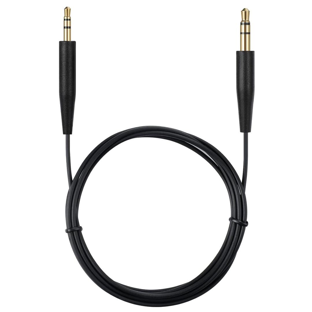 Replacement Audio Cable Cord, Extension Wire 3.5mm to 2.5mm for Bose QuietComfort QC45 QC35II QC35 QC25 NC 700 Soundlink Soundtrue Headphones Black