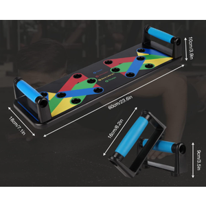 Push Up Board 9 in 1 Home Workout Equipment Multi-Functional Pushup Bar System Fitness Floor Chest Muscle Exercise Professional Equipment Burn Fat Strength Training Arm