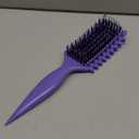 Curly Hair Brush,Curl Defining Brush for Effortlessly Defined Curls & Waves,Vented Hair Brush for Wet & Dry Hair,Women and Men,Reduces Frizz (Purple)