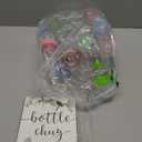 Evenflo Feeding Classic Clear Plastic Standard Neck Bottles for Baby, Infant and Newborn - Teal/Green/Blue, 8 Ounce (Pack of 12)