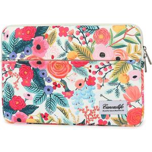canvaslife Garden Rose Waterproof Pattern Laptop Sleeve 15 Inch 15 Case and 15.6 Laptop Bag