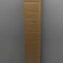 LazBlinds Cordless Blackout Bamboo Roman Shades, Room Darkening Blinds for Interior Windows, Thermal Insulated Roll Up Bamboo Blinds for Home & Patio, 23" W x 64" H, Penang Teak