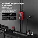Foval Automatic Trickle Battery Charger 12V 1000mA Smart Battery Charger (1A)
