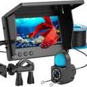 Underwater Fishing Camera TMACTIME 1080P HD, Portable Fish Finder with 4.3" LCD Display & Infrared Night Vision Light, IP68 Waterproof & 5000mAh, Fishing Camera for Ice Lake Boat Kayak Fishing - 15M