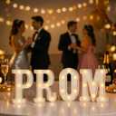 Prom Decorations 2026 Prom Light up Letters Class of 2026 Graduation Party Decorations College High School Grad Party Decor Centerpieces LED Letters Sign Tables Wall Decor (22.6"L x 1.3"W x 8.2"H)