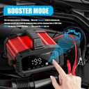 25Amp Car Battery Charger, Maintainer, 12V/24V LiFePO4 Lead Acid (AGM/Gel/SLA) Smart Trickle Charger, Engine Start Booster Mode, Battery Desulfator Repair Charger for Automotive Truck Motorcycle Boat