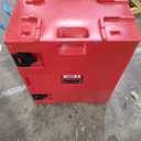 105QT End-Loading Insulated Food Pan Carrier w/4 Concealed Type Wheels,Commercial Food Warmer w/4 H5.9 Stainless Steel Pans w/lid, Food-Grade Material Hot Box Catering for Restaurant, Canteen, Home