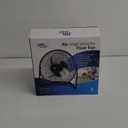 9 Inch 3-Speed Black Metal Floor Fan