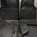 Floor Mats & Trunk Mat & Backrest Mat for 2015-2024 2025 Ford Edge 5 Seats,TPE All Weather Protection Car Floor Liners with Cargo Liners Covering The Backrest