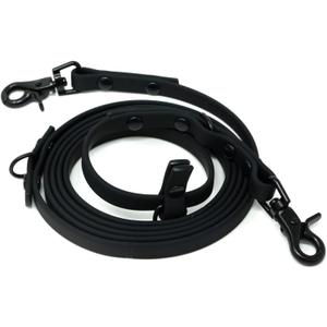 Pets Waterproof Dog Leash | Durable Long Line for Small Medium Large Dogs and Puppy | Long Training Leash for Yard, Beach, Field (Black, 6 ft x 5/8") Pets Waterproof Dog Leash | Durable Long Line for Small Medium Large Dogs and Puppy | Long Training Leash for Yard, Beach, Field (Black, 6 ft x 5/8")