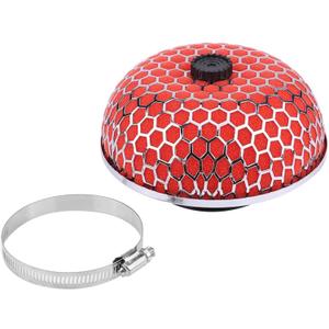 Mushroom Air Filter, Car Air Intake Inlet Filter Cleaner, Mushroom Foam Gauze High Flow Universal Mushroom Filter Washable Sponge Metal Frame Sponge Honeycomb Mesh