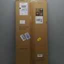 Long White Board, 36" x 12" Magnetic Dry Erase Board, Brown
