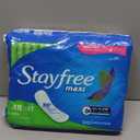 Stayfree Maxi Super Long Wingless Reliable Protection and Absorbency Pads For Women, 48 Count (Pack of 1)