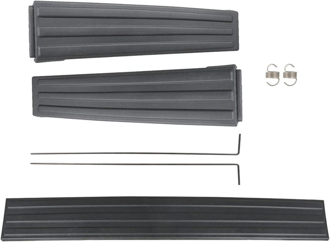 Flexible Flex Step Tailgate Molding Trim Black Replacement for F-150 2009-2014 9L3Z-9941018-AA 9L3Z-9941019-AA 9L3Z9940602BA