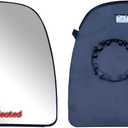 Replacement Passenger Right SIde Mirror Upper Glasses With Heated And Plate fit Ram Promaster 1500, 2500, 3500, New Six, Work Van