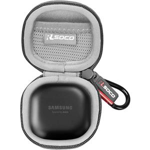 RLSOCO Carrying Case for Samsung Galaxy Buds Core/Galaxy Buds FE/Galaxy Buds 2 Pro/Galaxy Buds Pro/Galaxy Buds 2/Galaxy Buds Live True Wireless Bluetooth Earbuds - Grey (Case Only)