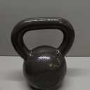 Amazon Basics Cast Iron Kettlebell with Enamel Finish, 45lbs / 20.4kgs, Black