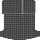 Cargo Mat & Backrest Mats for 2024 2025 2026 Lincoln Nautilus Accessories, All Weather Waterproof Rear Cargo Liner Rear Trunk Liner Back Seat Cover Protector