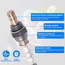 Oxygen O2 Sensor 234-4587 2Pcs 02 Sensor for Chrysler for PT Cruiser for Dodge for Durango for Jeep for Liberty for Wrangler for Mitsubishi for Raider