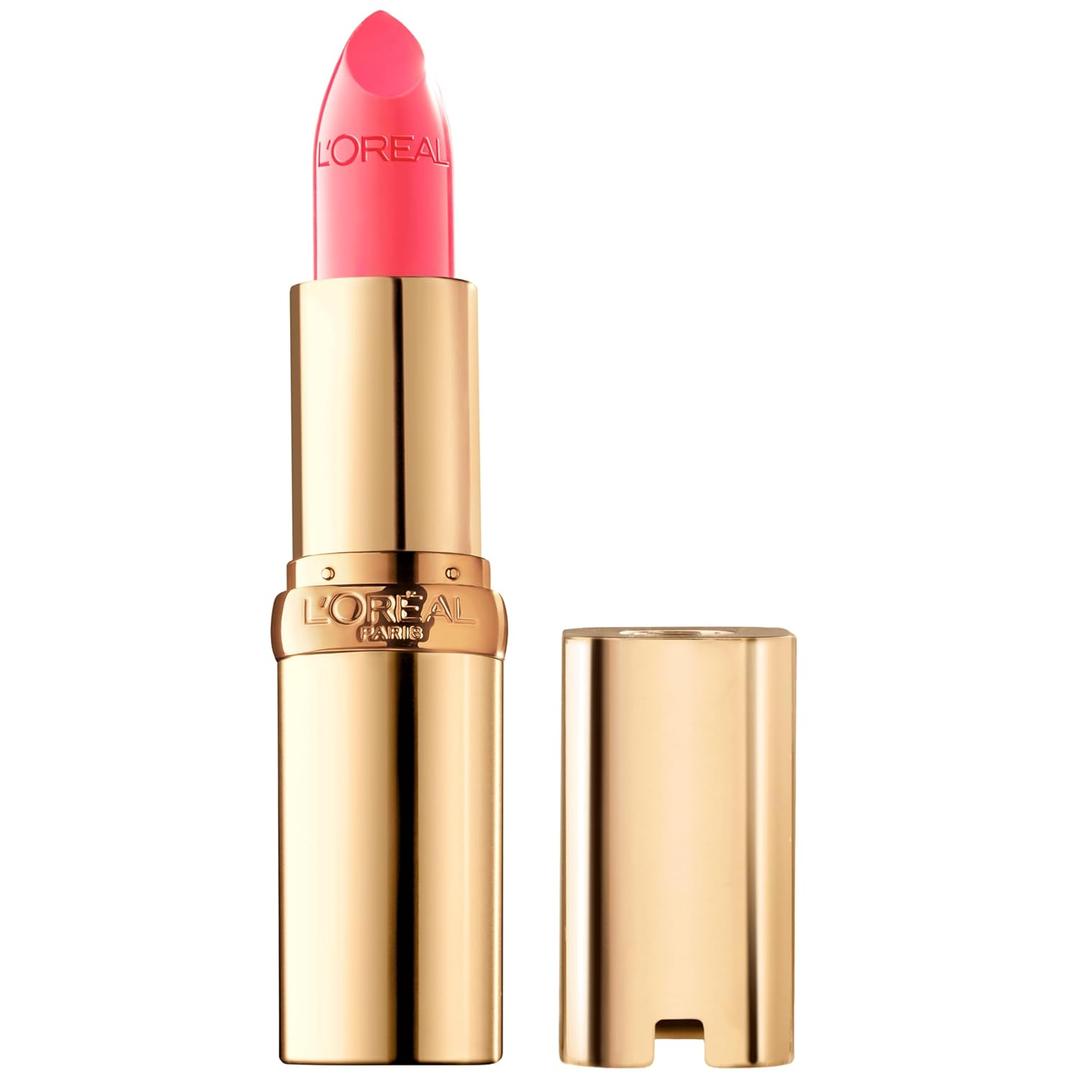 L'Oreal Paris Colour Riche Original Creamy, Hydrating Satin Lipstick with Argan Oil and Vitamin E, I Pink You're Cute, 1 Count