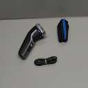 Philips Norelco Shaver 3900 Series, Wet and Dry Electric Shaver, P-Cap, Travel Pouch, Charging Stand, Storm Blue, Model S3341/92 (Silver New)