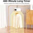 Portable Clothes Dryer, Compact & Foldable Electric Drying Machine for Home, Travel & RV, with Remote Control and Carry Bag
