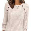 AUTOMET Womens Long Sleeve T Shirts Business Casual Tunic Work Tops Spring Plus Size Sweaters Date Night Outfits 2026 Dressy Blouses Apricot XL