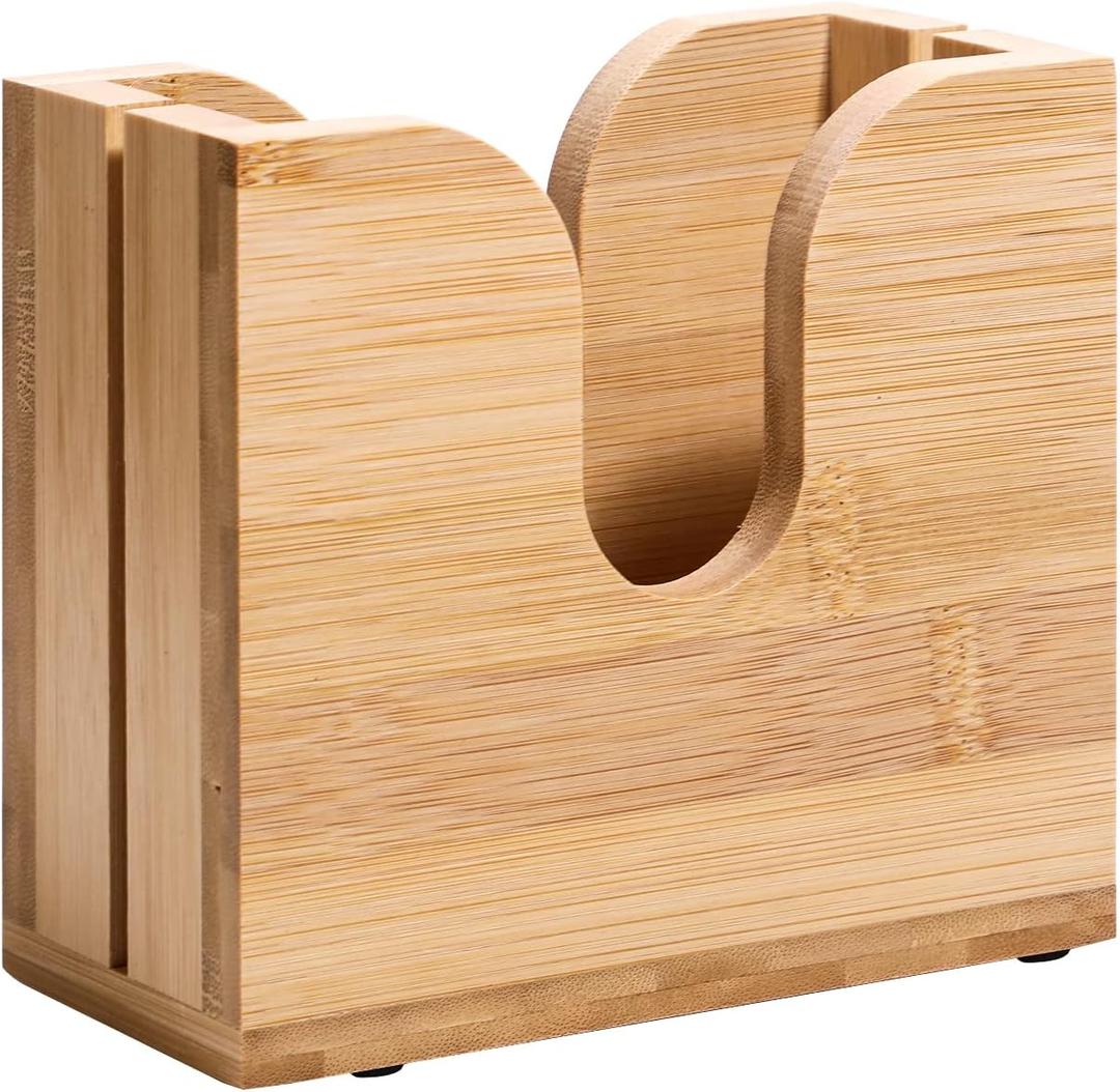 Kamehame Bagel Slicer Holder, Bamboo Bagel Holder for Small and Large Bagels, Bagel Cutter Holder, 5.5 x 2.6 x 5 inches