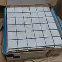 Emser Tile A41BORIWH1212MO2 Emser Tile A41BORI1212MO2 Borigni - Square Mosaic Wall Tile - Smooth Concrete Visual