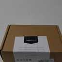 Amazon Basics Contemporary Madison Door Lever - Passage - Matte Black, 1-Pack