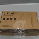 LUXJET Neck Reading Light & Book Light for Reading in Bed - Hands Free, 6 Brightness Levels, 360 Flexible Arms, 80-Hour Rechargeable - Reading, Knitting, Camping, Repairing (Pink-New) (Cold White)