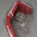 26in Christmas Tree Collar, Honeycomb Folded Paper Basket Skirt Collars, Christmas Tree Ring Base Stand Cover for Holiday Home Decoration(Red)