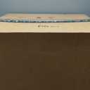 Gefryco Large Cat Litter Box with High Sided 24.6"x18.3"x12.2" - Jumbo Extra Large Open Anti - Splashing High Wall for Multiple Cats (White)