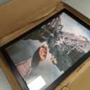 Americanflat 12x18 Poster Frame with Shatter-Resistant Glass - Signature Collection - Gallery-Style Frames Made of Engineered Wood - Photo Frame for Wall Display - Black